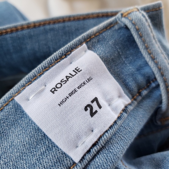 Hudson Wide Leg Denim Jeans Size 27 NEW! - Picture 9 of 14